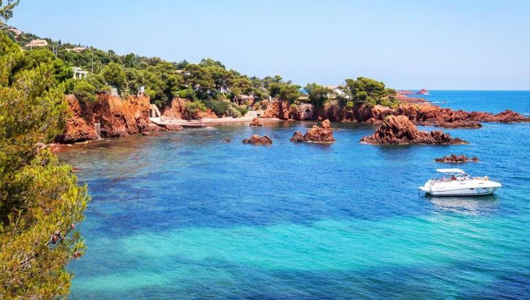 Studio Tout A Pied - Vue Sur Mer Saint Aygulf Exterior foto